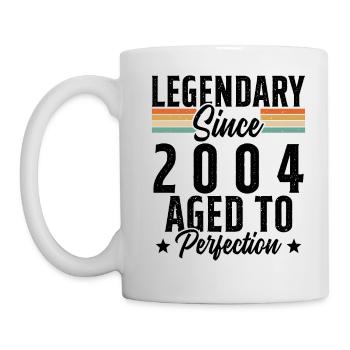 Legendär seit 2004 - Tasse - Weiß - Links