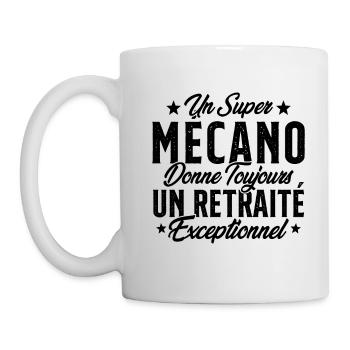 Mécano Papa Cadeau Drôle Fête Des Pères Garagiste - Mug blanc - blanc - Gauche