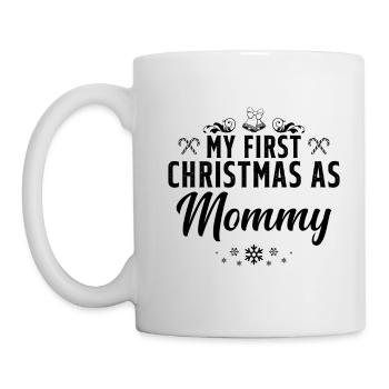 My First Christmas As Mommy - Mug blanc - blanc - Gauche