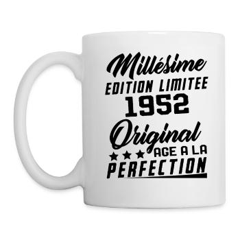 Millésime 1952 Original Cadeau D'anniversaire - Mug blanc - blanc - Gauche