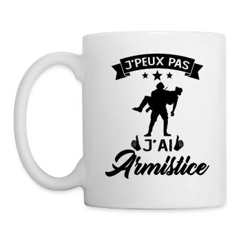 Je Peux Pas J'ai Armistice Soldier Cadeau - Mug blanc - blanc - Gauche