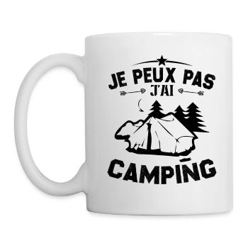 Je Peux Pas J'ai Camping - Mug blanc - blanc - Gauche