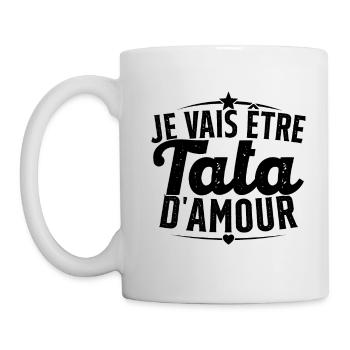 Je Peux Pas Je Vais être Tata - Mug blanc - blanc - Gauche