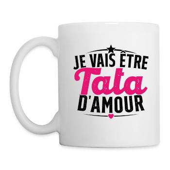 Je Peux Pas Je Vais être Tata - Mug blanc - blanc - Gauche