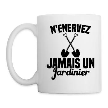 N'enervez Jamais Un Jardinier Jardin - Mug blanc - blanc - Gauche