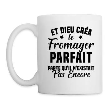 Fromager cadeau drôle fromage fromagerie - Mug blanc - blanc - Gauche