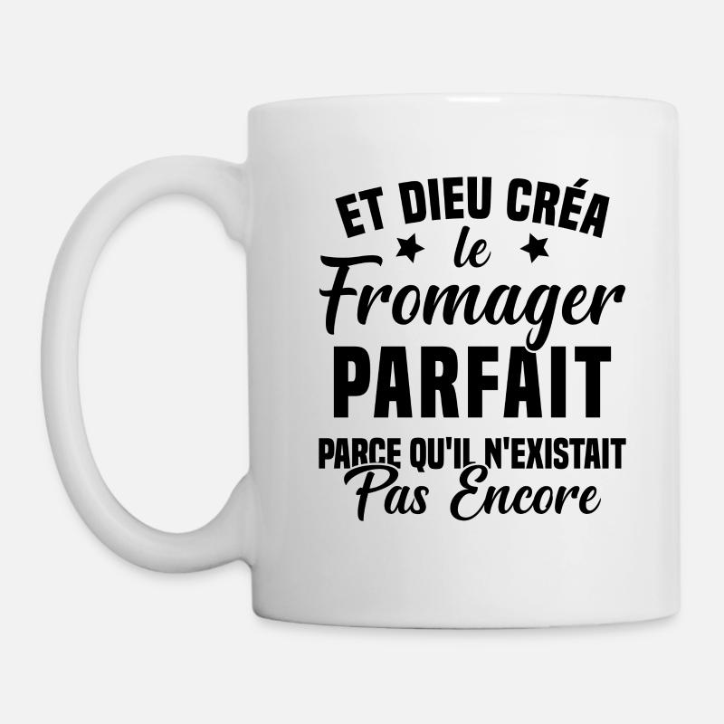 Fromager cadeau drôle fromage fromagerie - Mug blanc - blanc