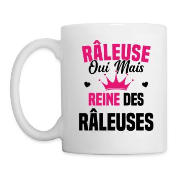 Reine des râleuses - Mug blanc - blanc - Gauche