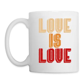 Love is love - Mug - white - Left