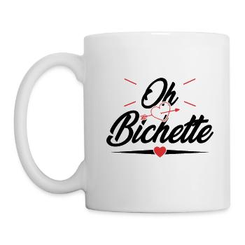 Oh bichette humour femme - Mug blanc - blanc - Gauche
