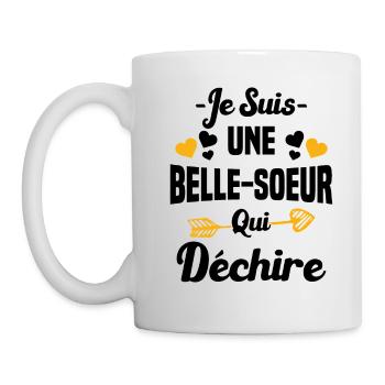 Je Suis Une Belle Soeur Qui Déchire - Mug blanc - blanc - Gauche
