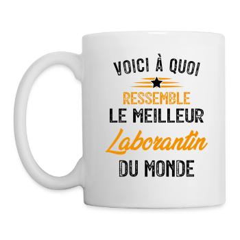Voici à quoi ressemble le meilleur Laborantin - Mug blanc - blanc - Gauche