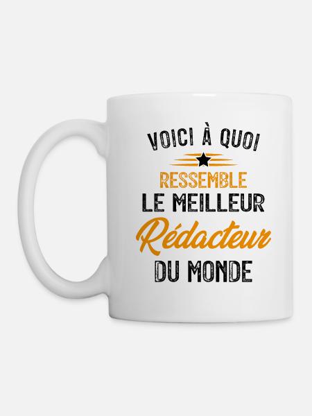 Voici à Quoi Ressemble le Meilleur Rédacteur - Mug blanc - blanc