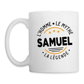 Samuel L'Homme Le Mythe La Légende - Mug blanc - blanc - Gauche