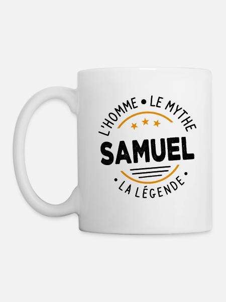 Samuel L'Homme Le Mythe La Légende - Mug blanc - blanc