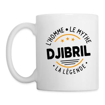 Djibril L'Homme Le Mythe La Légende - Mug blanc - blanc - Gauche