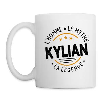 kylian L'Homme Le Mythe La Légende - Mug blanc - blanc - Gauche