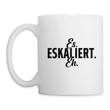 ES Eskaliert Eh - Tasse - Weiß - Links