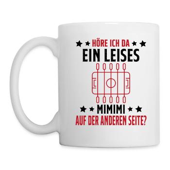 Tischfussball Geschenk Fans Wuzler Tischfussball - Tasse - Weiß - Links