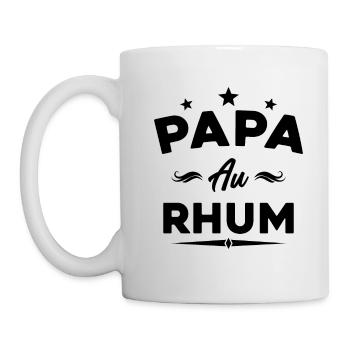 Papa Au Rhum Apéro Fête Des Pères - Mug blanc - blanc - Gauche