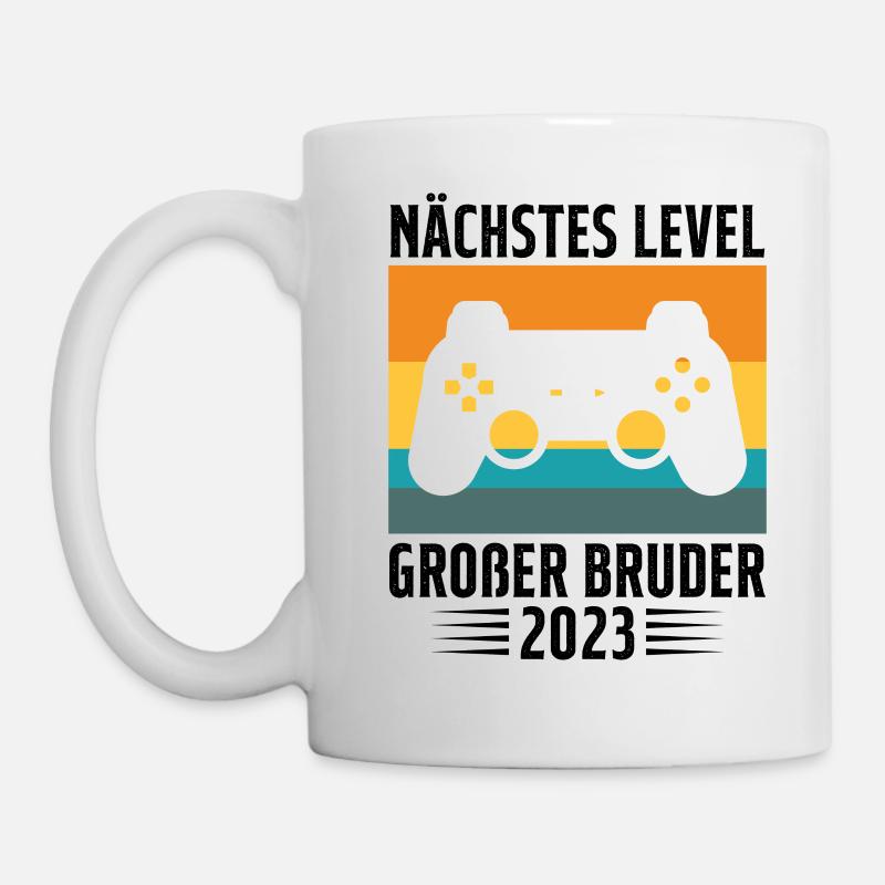 Ich Werde Großer Bruder 2023 - Tasse - Weiß