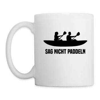 Ne dis Pas Paddle Cadeau Humour - Mug blanc - blanc - Gauche