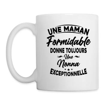 Maman formidable donne Nonna Exceptionnelle - Mug blanc - blanc - Gauche