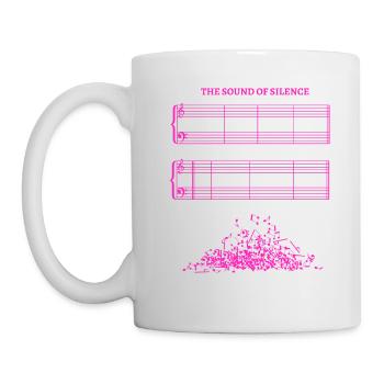 Sound Of Silence sheet music without sheet music - Mug - white - Left