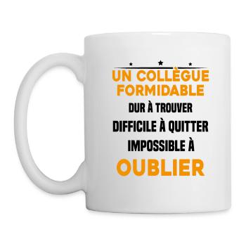 Collègue formidable dur à trouver Cadeau - Mug blanc - blanc - Gauche