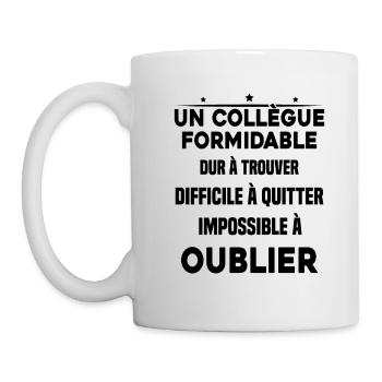 Collègue formidable dur à trouver Cadeau - Mug blanc - blanc - Gauche
