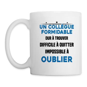 Collègue formidable dur à trouver Cadeau - Mug blanc - blanc - Gauche