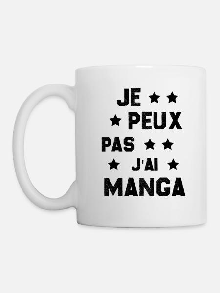 Je Peux Pas J'ai Manga - Mug blanc - blanc