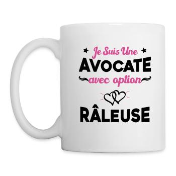 Femme je suis une avocate avec option râleuse - Mug blanc - blanc - Gauche