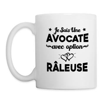 Femme je suis une avocate avec option râleuse - Mug blanc - blanc - Gauche