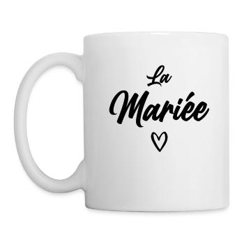 la Mariée Humour EVJF Cadeau - Mug blanc - blanc - Gauche