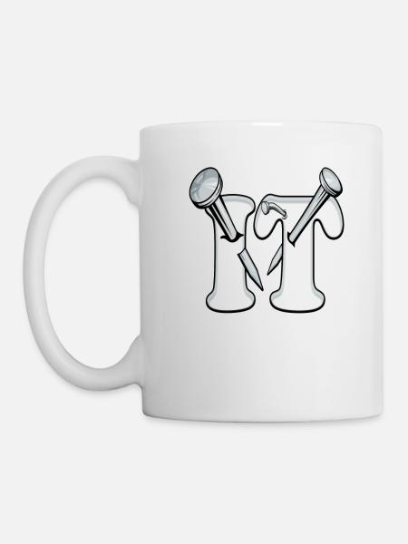 Surdoué - Littéralement cloué - Mug blanc - blanc