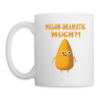 Melone-Dramatisch Viel - Melodramatische Honigmelone - Tasse - Weiß - Links