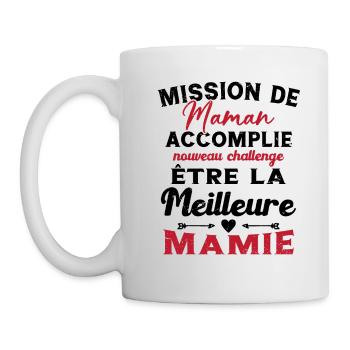 Mission Maman Accomplie - Future Meilleure Mamie - Mug blanc - blanc - Gauche