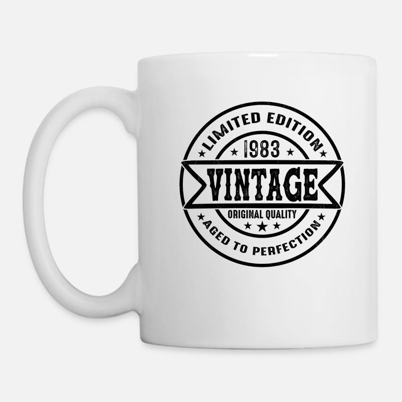 1983 Vintage Original 1983 Geburtstagsgeschenk - Tasse - Weiß