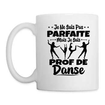 Femme Pas Parfaite Mais Prof De Danse Professeure - Mug blanc - blanc - Gauche