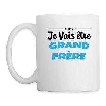 Je Vais être Grand Frère - Mug blanc - blanc - Gauche