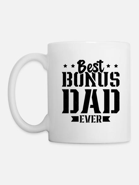 Meilleur Papa Bonus Du Monde Cadeau Père - Kop/krus - hvid