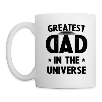Father's Day Gift Biggest Dad in the Universe - Mug - white - Left