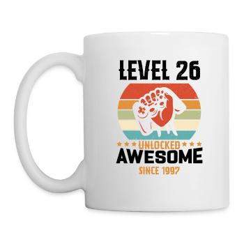 Level 26 Complete 1997 Birthday Gift - Mug - white - Left