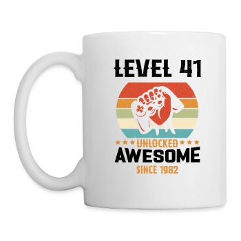 Level 41 complete 1982 Birthday Gift - Mug - white - Left