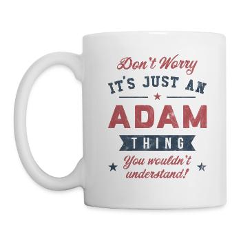 Its an Adam thing - Mug - white - Left