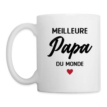 Meilleur Papa du monde - Mug blanc - blanc - Gauche