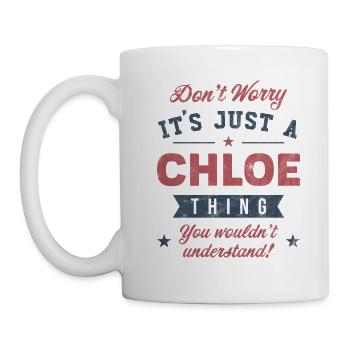 Its a Chloe thing - Mug - white - Left