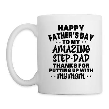 Joyeuse fête des pères Beau Père Fête des pères - Mug blanc - blanc - Gauche