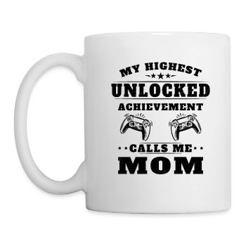 Mon plus haut accomplissement m'appelle maman - Mug blanc - blanc - Gauche